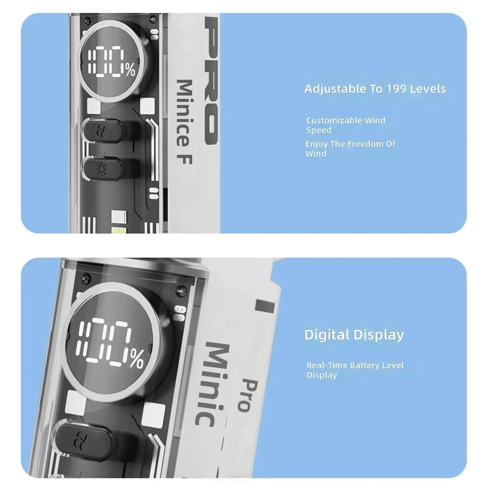 Rechargeable Mini Portable Han - Outdoor Camping Ventilator ulasan dan harga