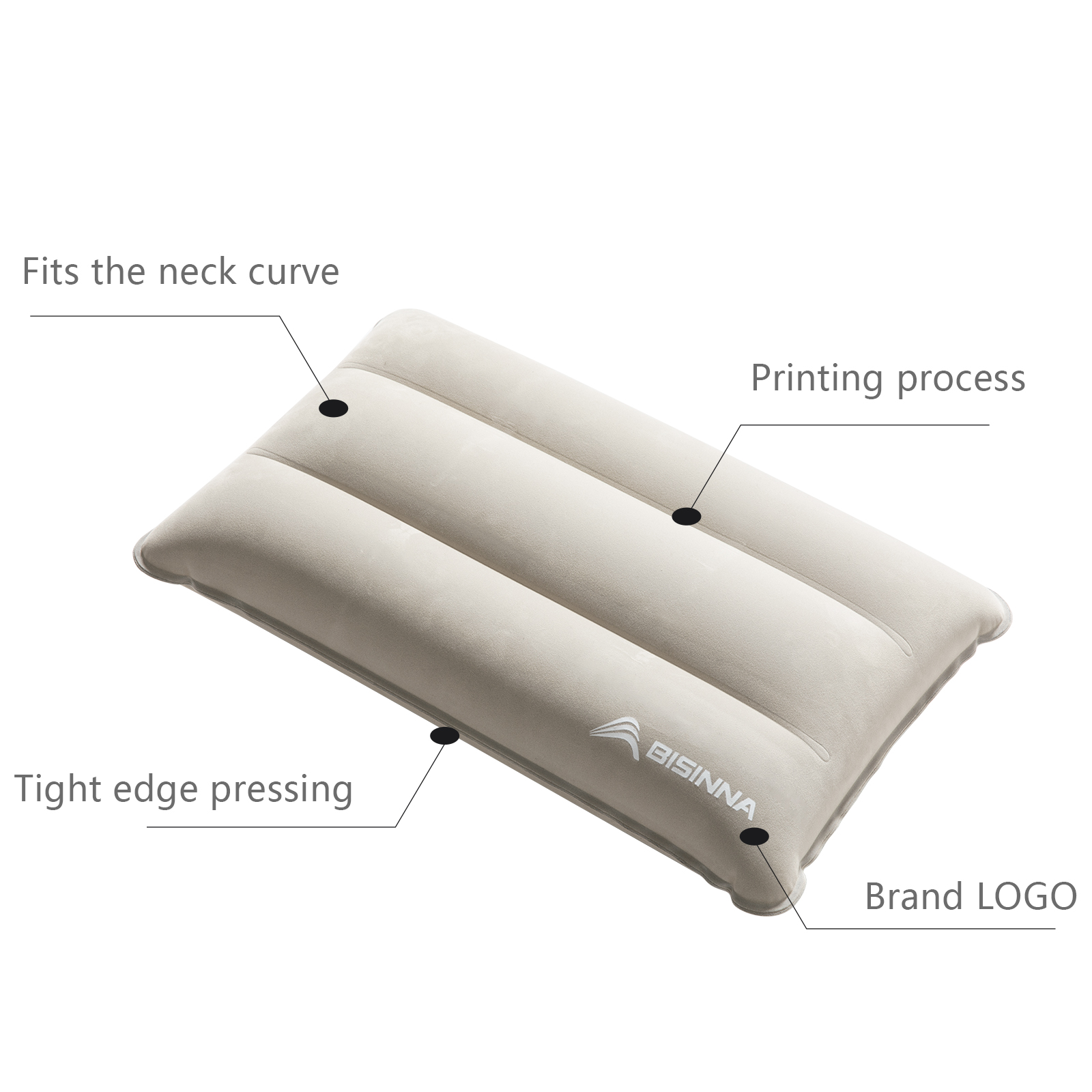 BISINNA Inflatable Pillow,Port - Camp Pillow Compressible ulasan dan harga