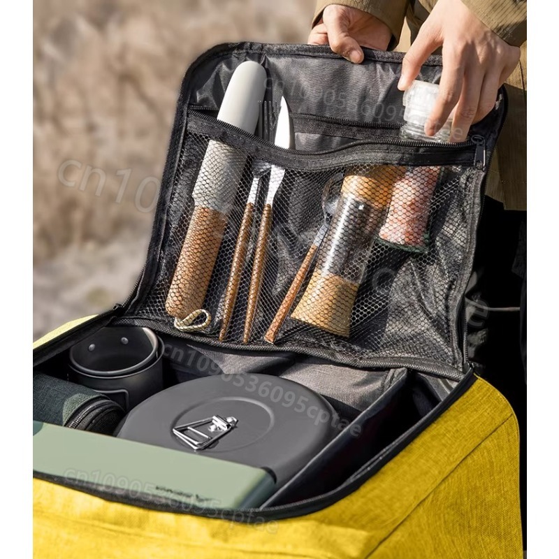 Portable Camping Cookware Set  - Outdoor Camping Kitchen Table ulasan dan harga