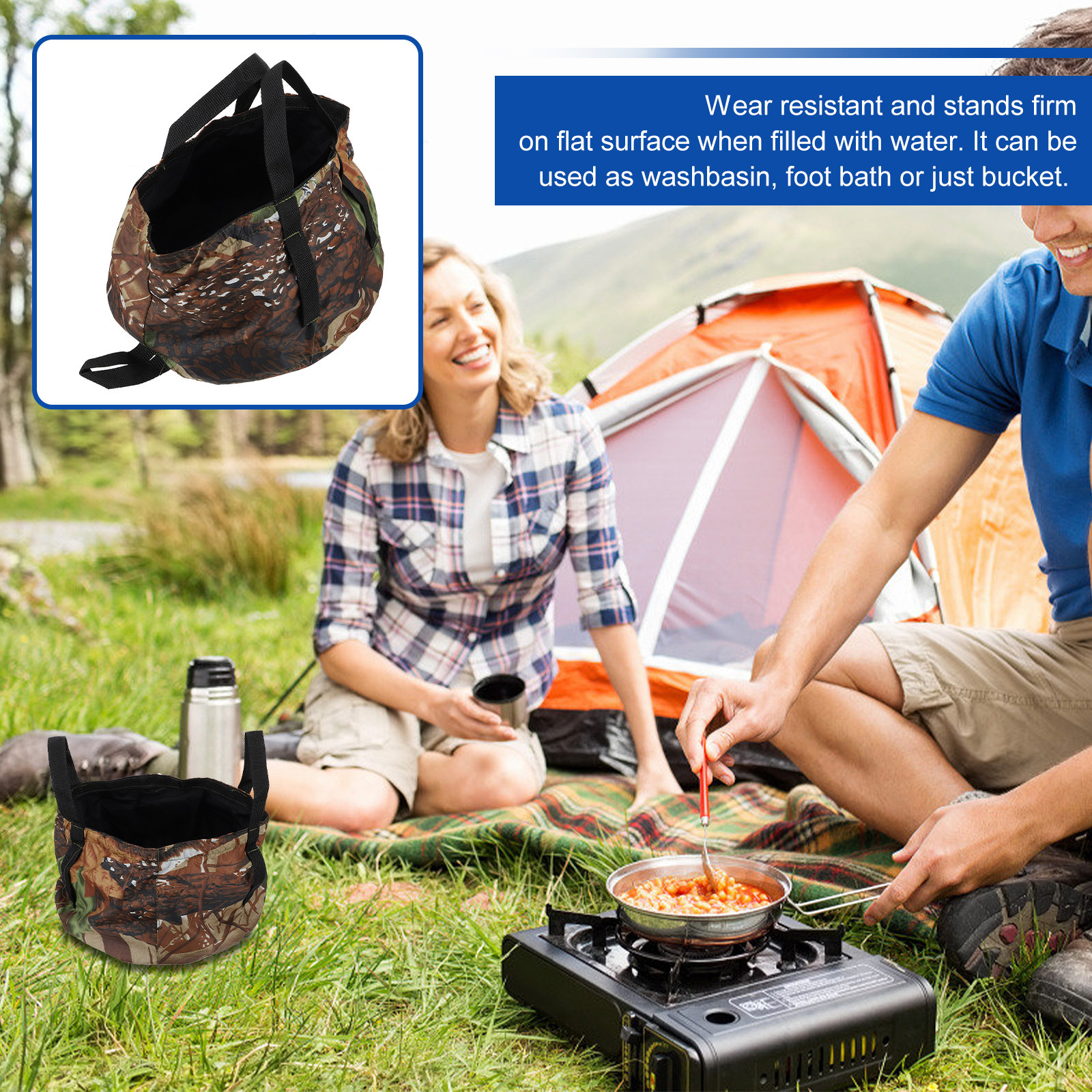 Portable Collapsible Water Bas - Outdoor Camping Ideas ulasan dan harga