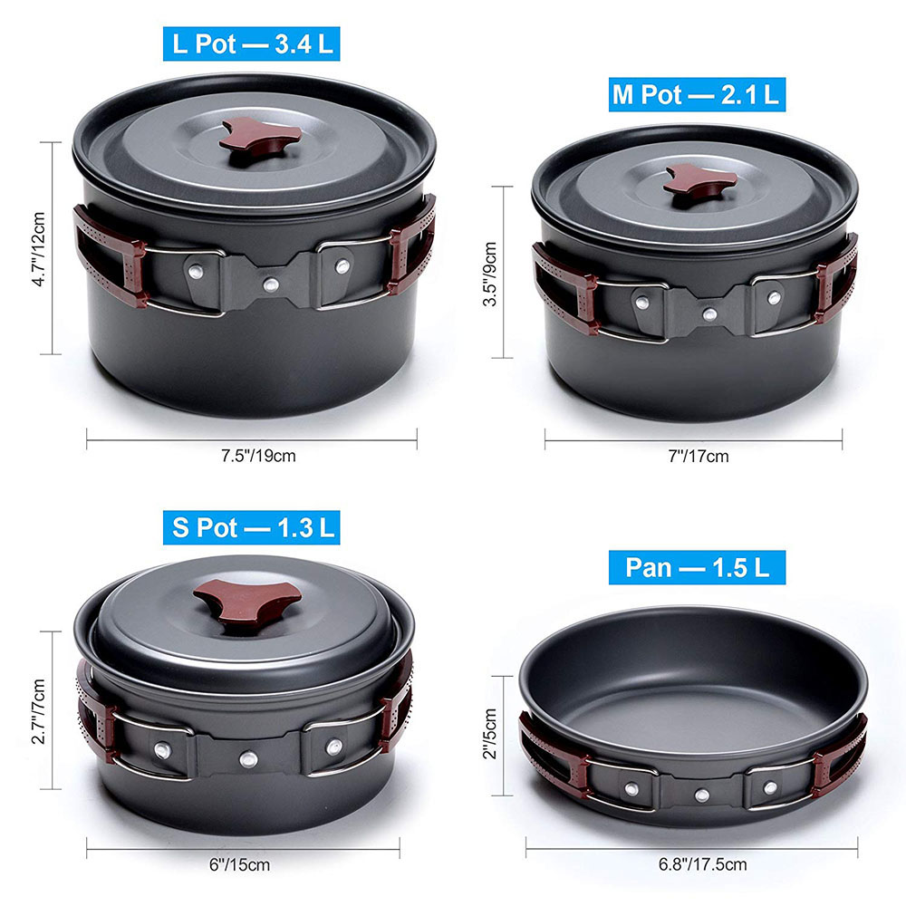 Outdoor Camping Cookware Kit N - Outdoor Camping Kitchen Table ulasan dan harga
