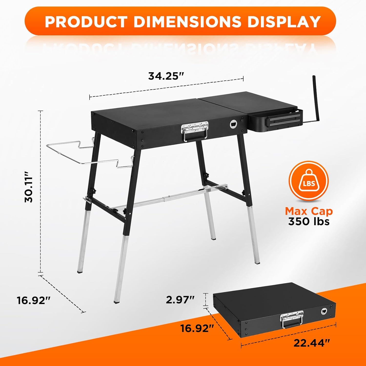 Outdoor Folding Grill Table, A - Outdoor Camping Griddle ulasan dan harga