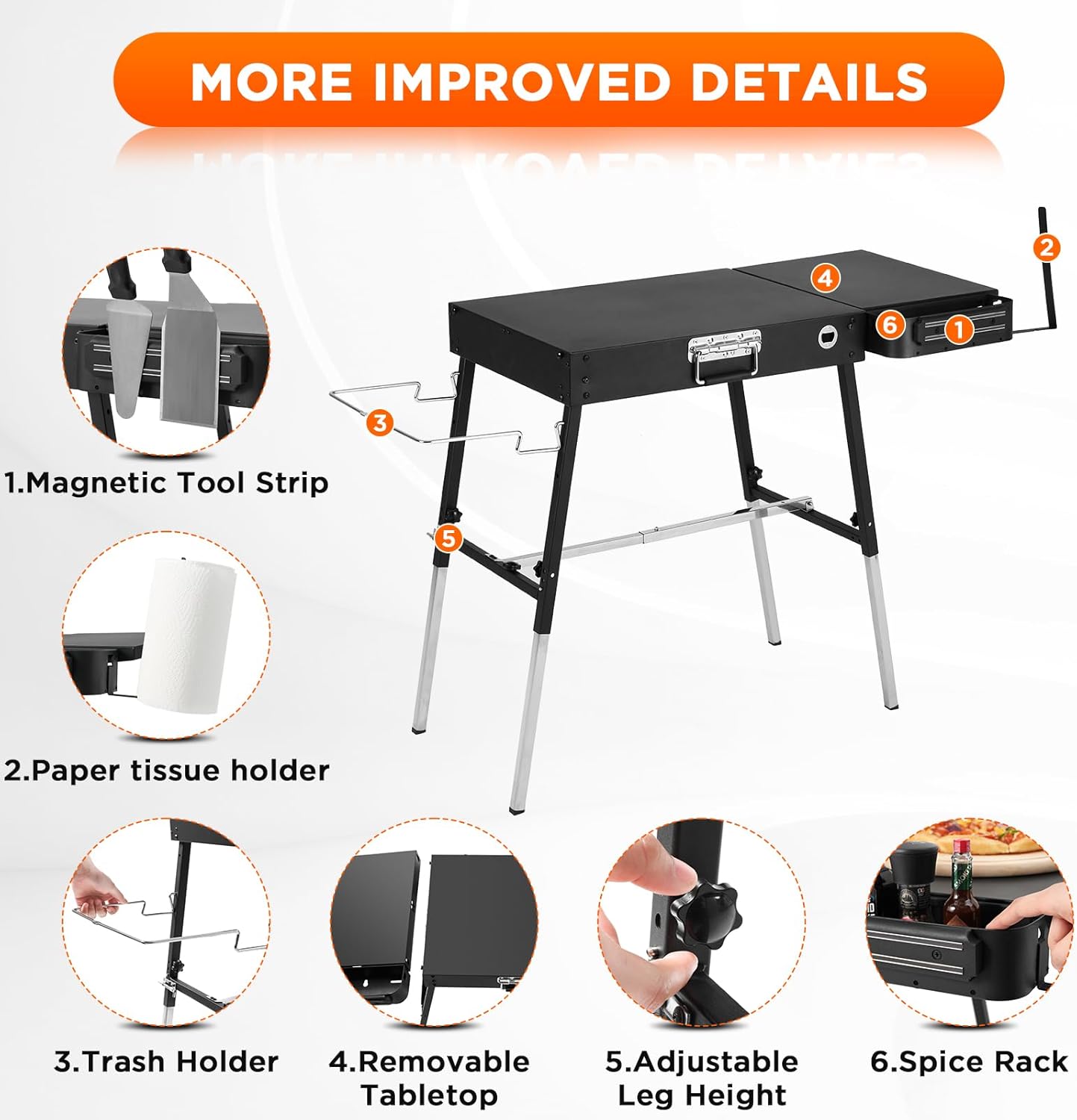 Outdoor Folding Grill Table, A - Outdoor Camping Griddle ulasan dan harga