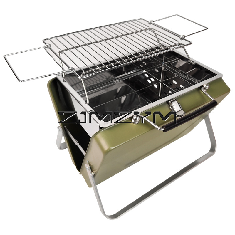 Foldable Barbecue Grill Adjust - Outdoor Camping Griddle ulasan dan harga