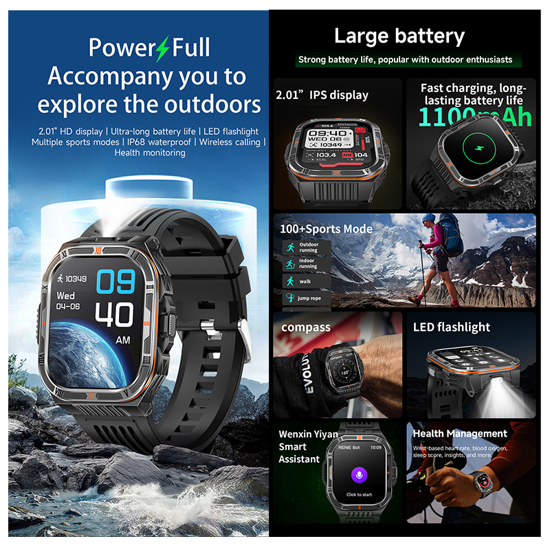New 1100mAh Big Battery Smart  - Outdoor Camping Japan ulasan dan harga