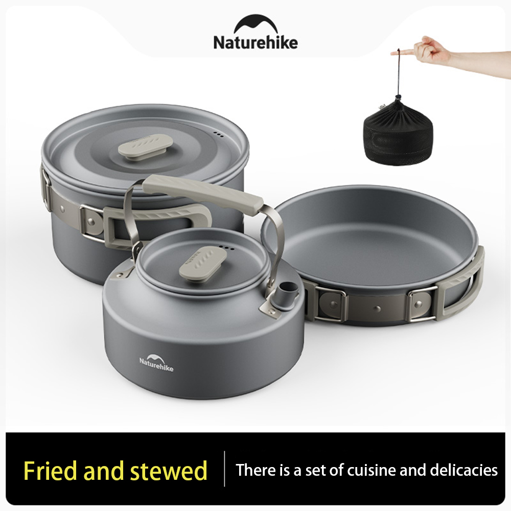 Naturehike Outdoor Pot Set,Cam - Outdoor Camping Kitchen Table ulasan dan harga
