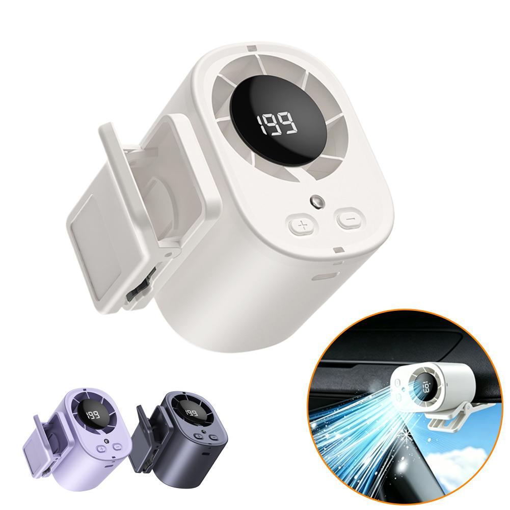 Portable Clip-On Fan with LED  - Outdoor Camping Ventilator ulasan dan harga