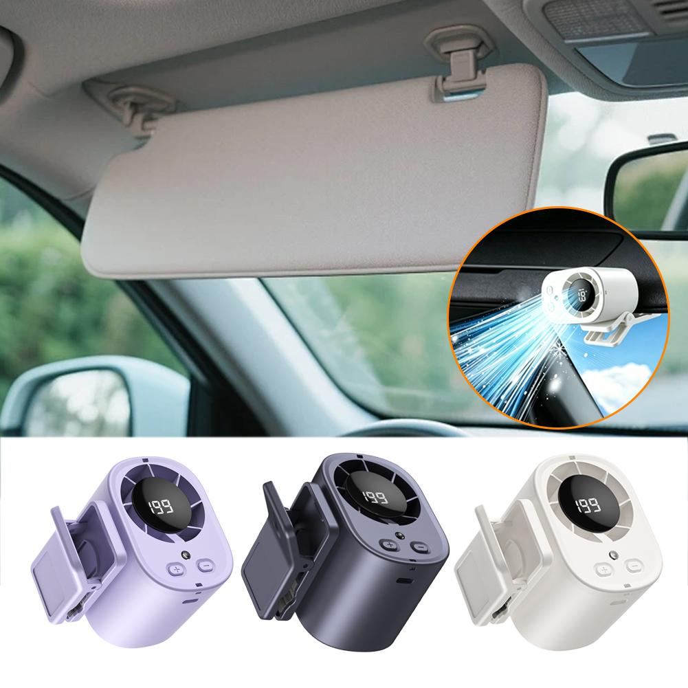 Portable Clip-On Fan with LED  - Outdoor Camping Ventilator ulasan dan harga