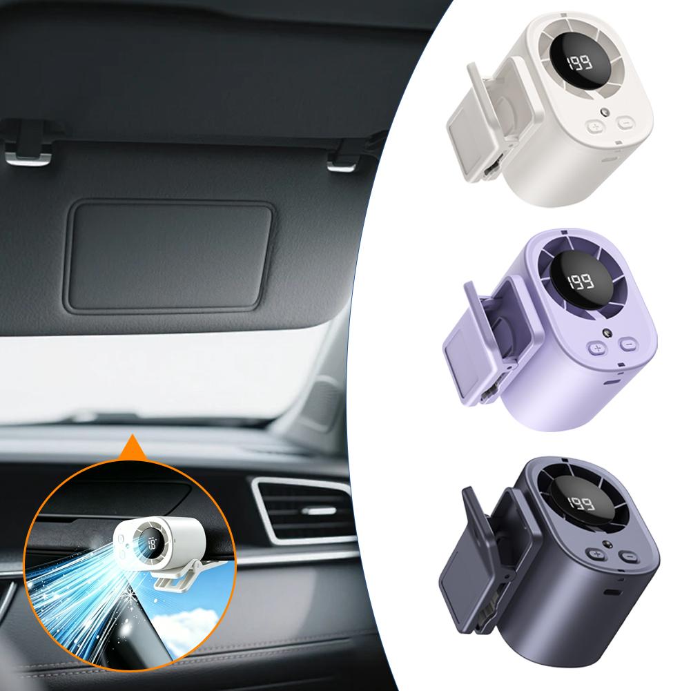 Portable Clip-On Fan with LED  - Outdoor Camping Ventilator ulasan dan harga
