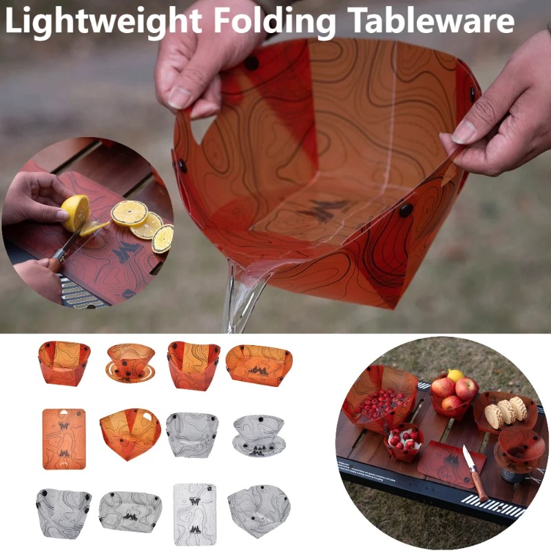 Foldable Camping Tableware Por - Outdoor Camping Kitchen Table ulasan dan harga