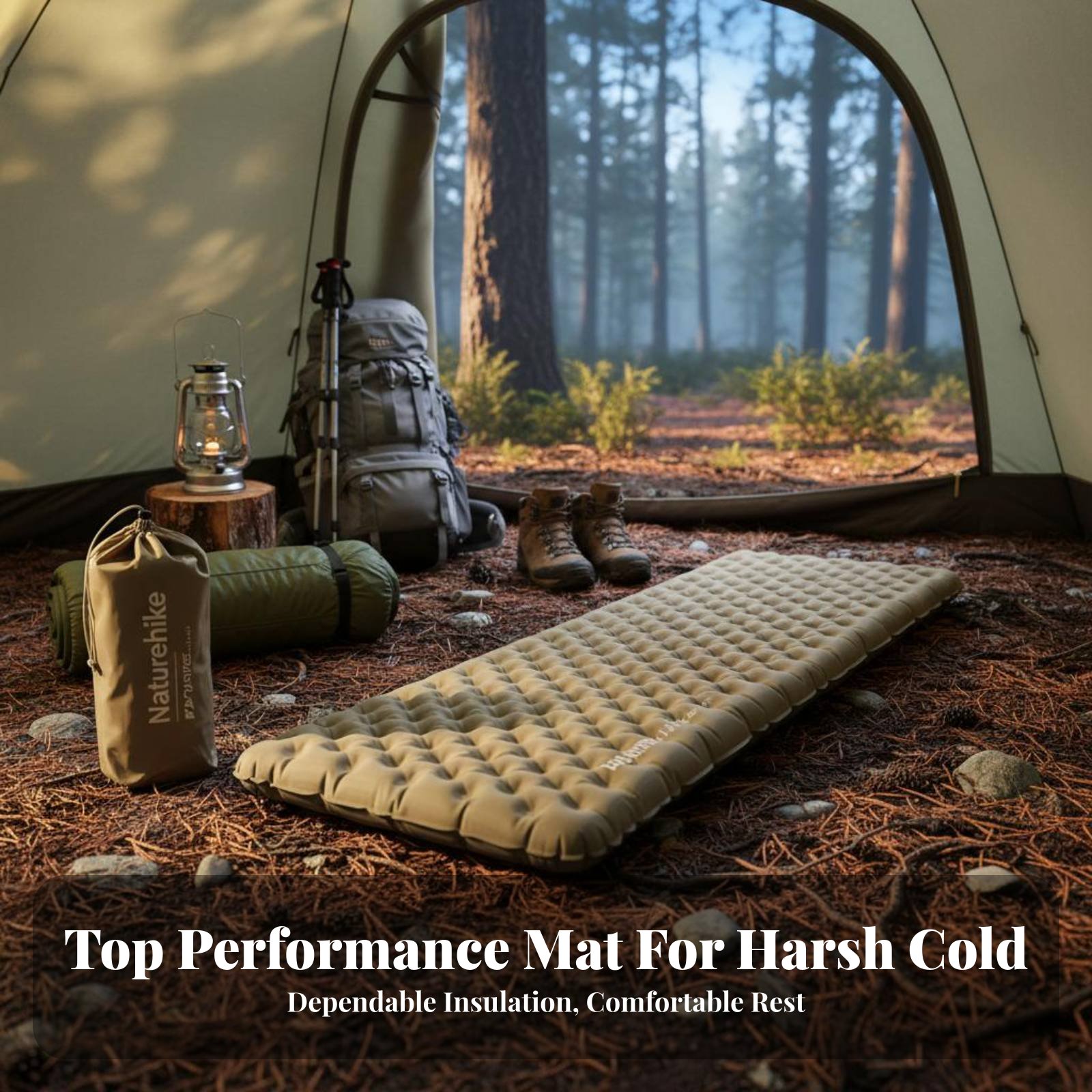 Inflatable Sleeping Pad, Light - Outdoor Camping Inflatable Tent ulasan dan harga