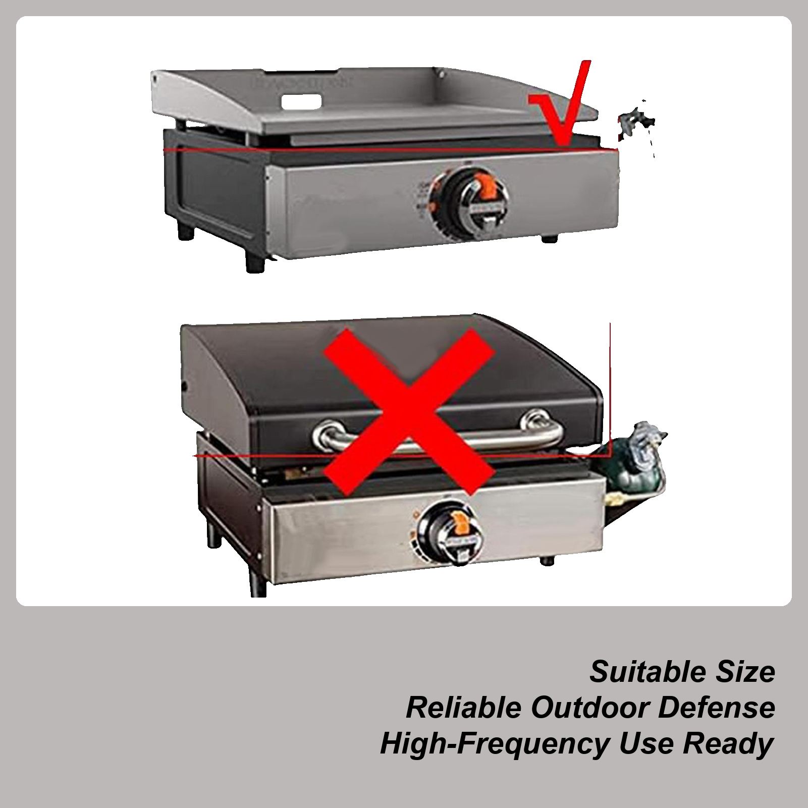 Grilling Cover Heavy Duty Wate - Outdoor Camping Griddle ulasan dan harga