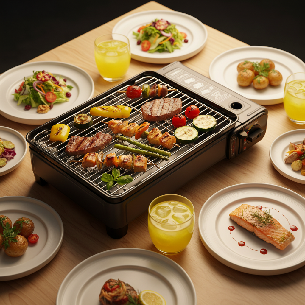 Portable Butane Gas Grill Stov - Outdoor Camping Griddle ulasan dan harga